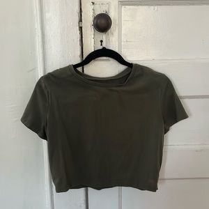 Green Wild Fable Crop Top (XL)